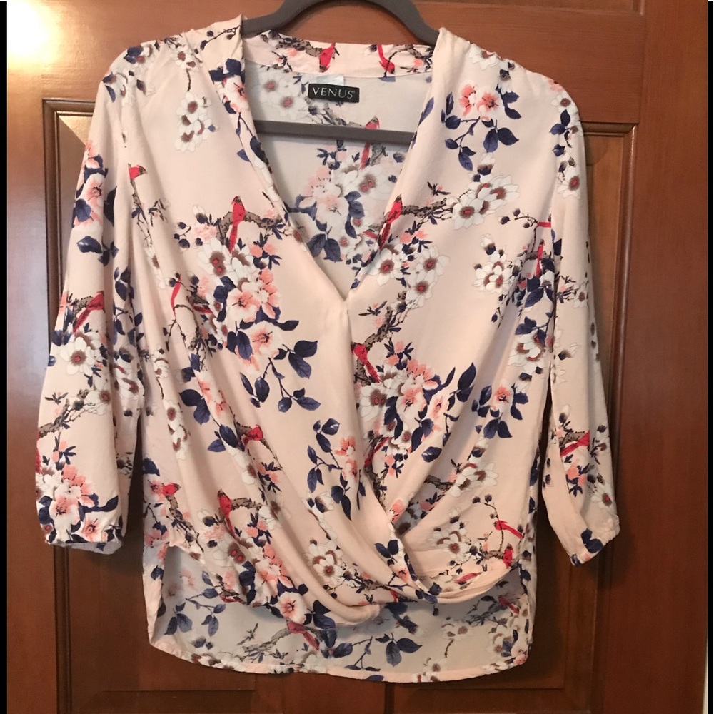 Venus pink floral top